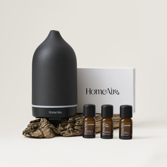 PURE BLACK KÉSZLET | aromadiffúzor | 3 illóolaj